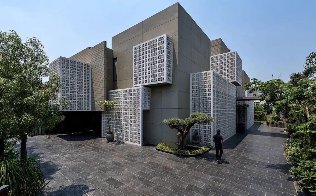 印度十八道遮屏之屋丨Sanjay Puri Architects-14