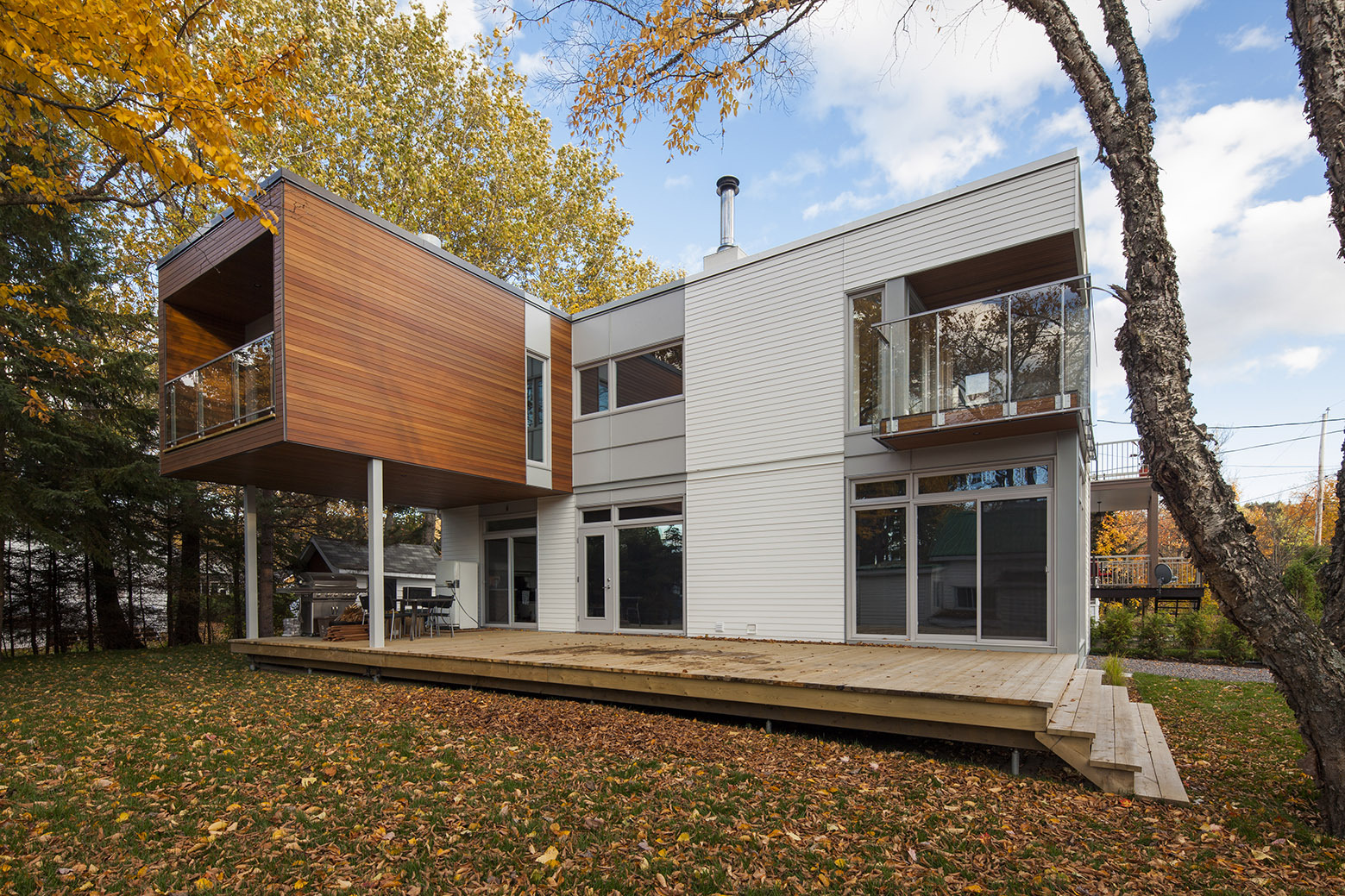 加拿大夏季别墅L型房子丨CCM2建筑事务所-18