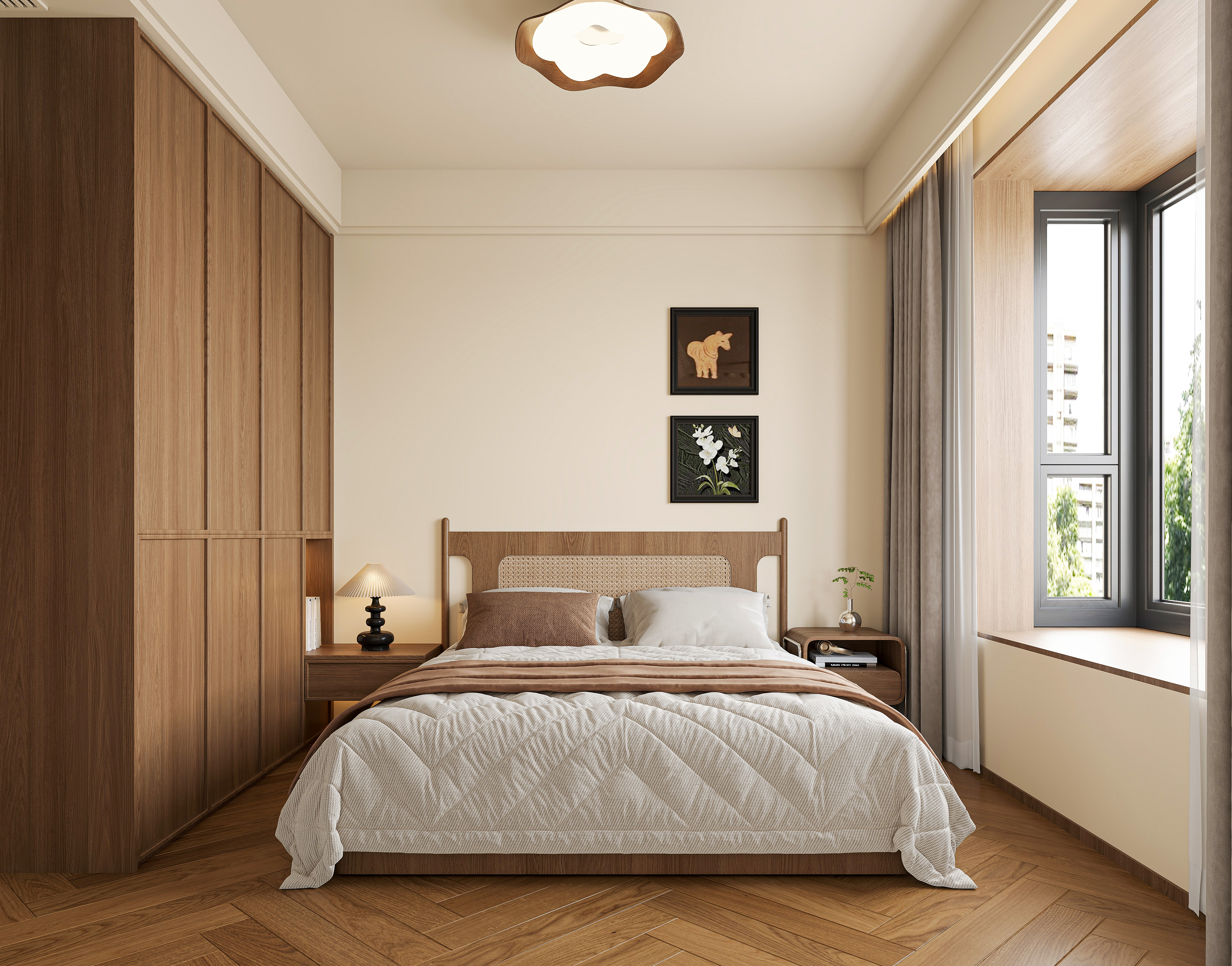 满墙的书是家里最好的装饰，中古的兼容性非常的高-6