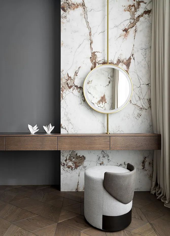 一位年轻女孩 80㎡的家 · 现代简奢丨俄罗斯圣彼得堡丨DE&DE Studio-32