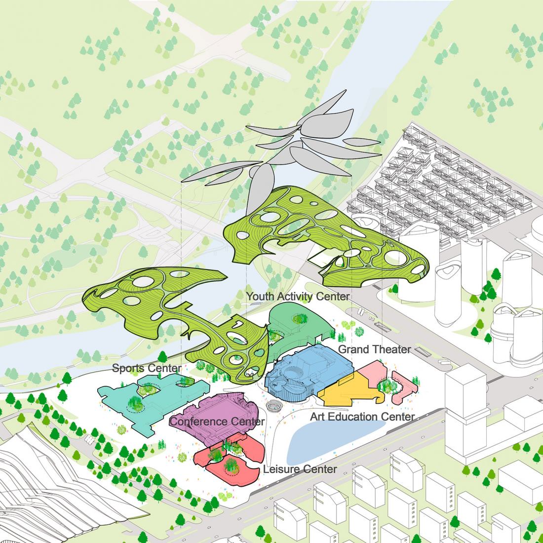 安吉文化艺术中心丨中国湖州丨MAD Architects-39