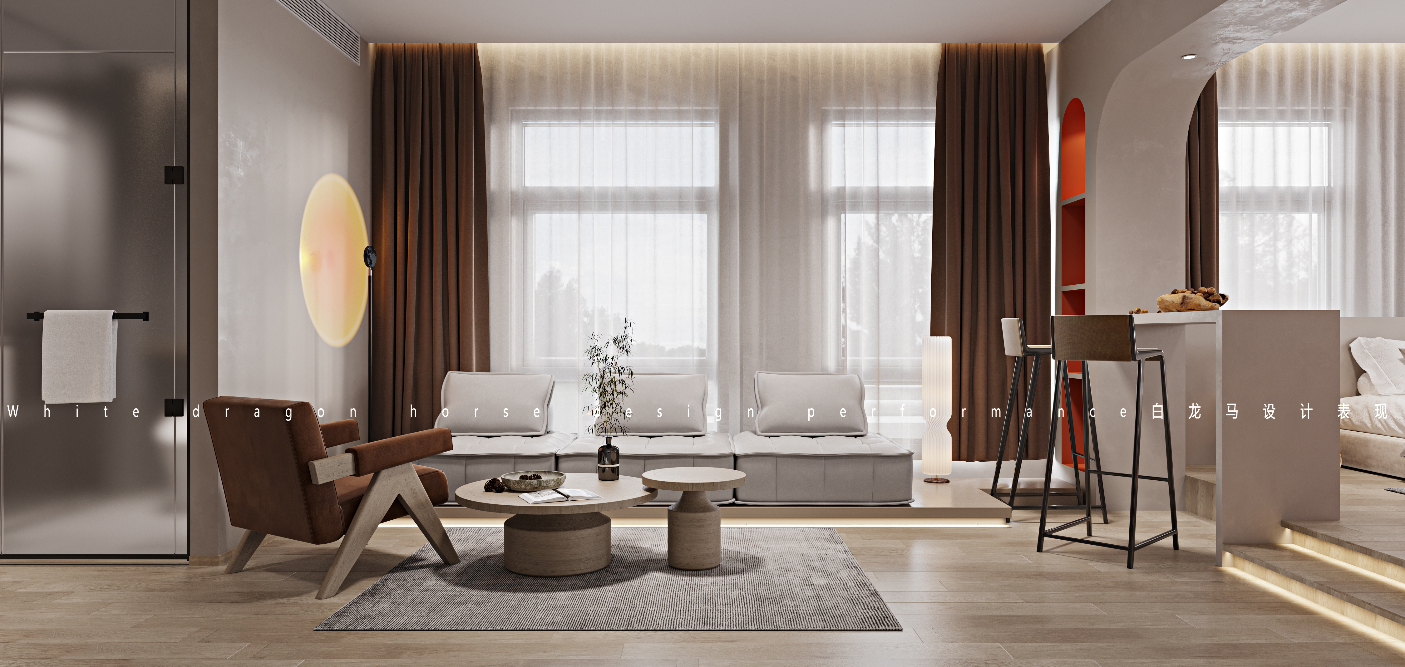 极简风格——白龙马效果图-11