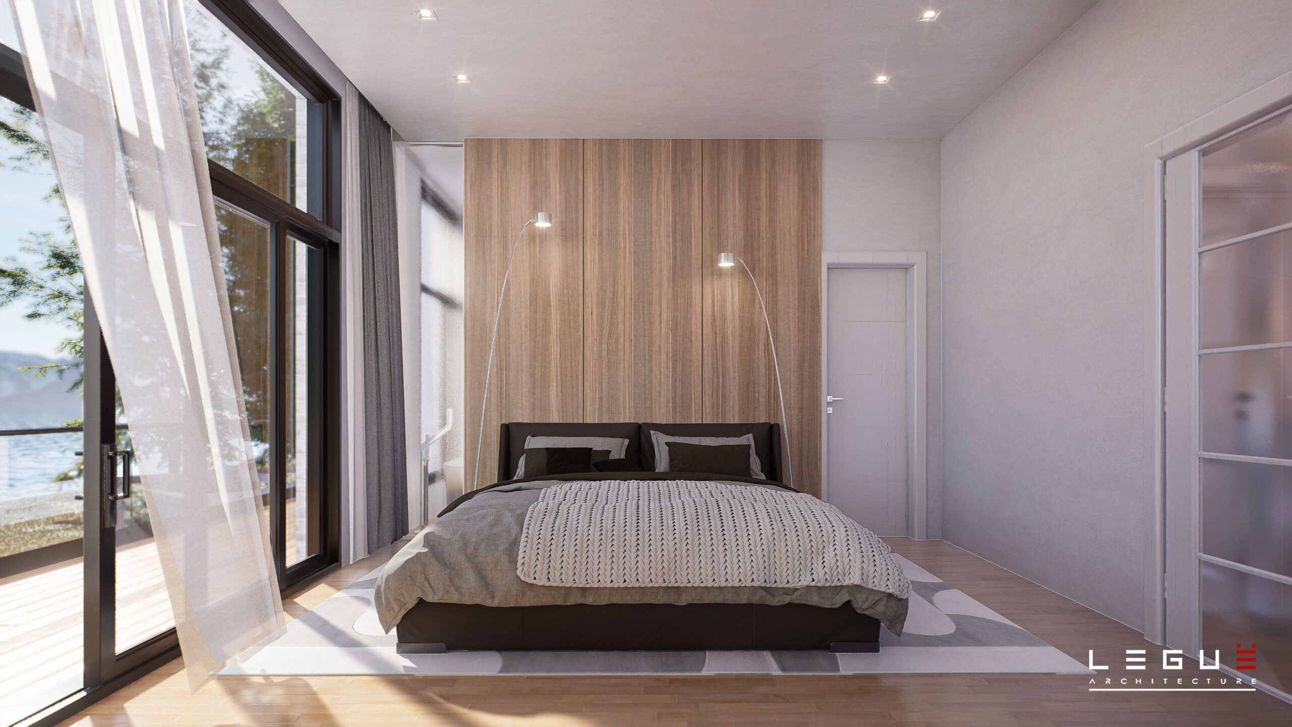 302号房屋平面图

注：Plan de maison常见意思是房屋平面图 ，Ë 在这里可能是输入错误，推测原文可能是 302 相关的编号 丨Leguë Architecture-35