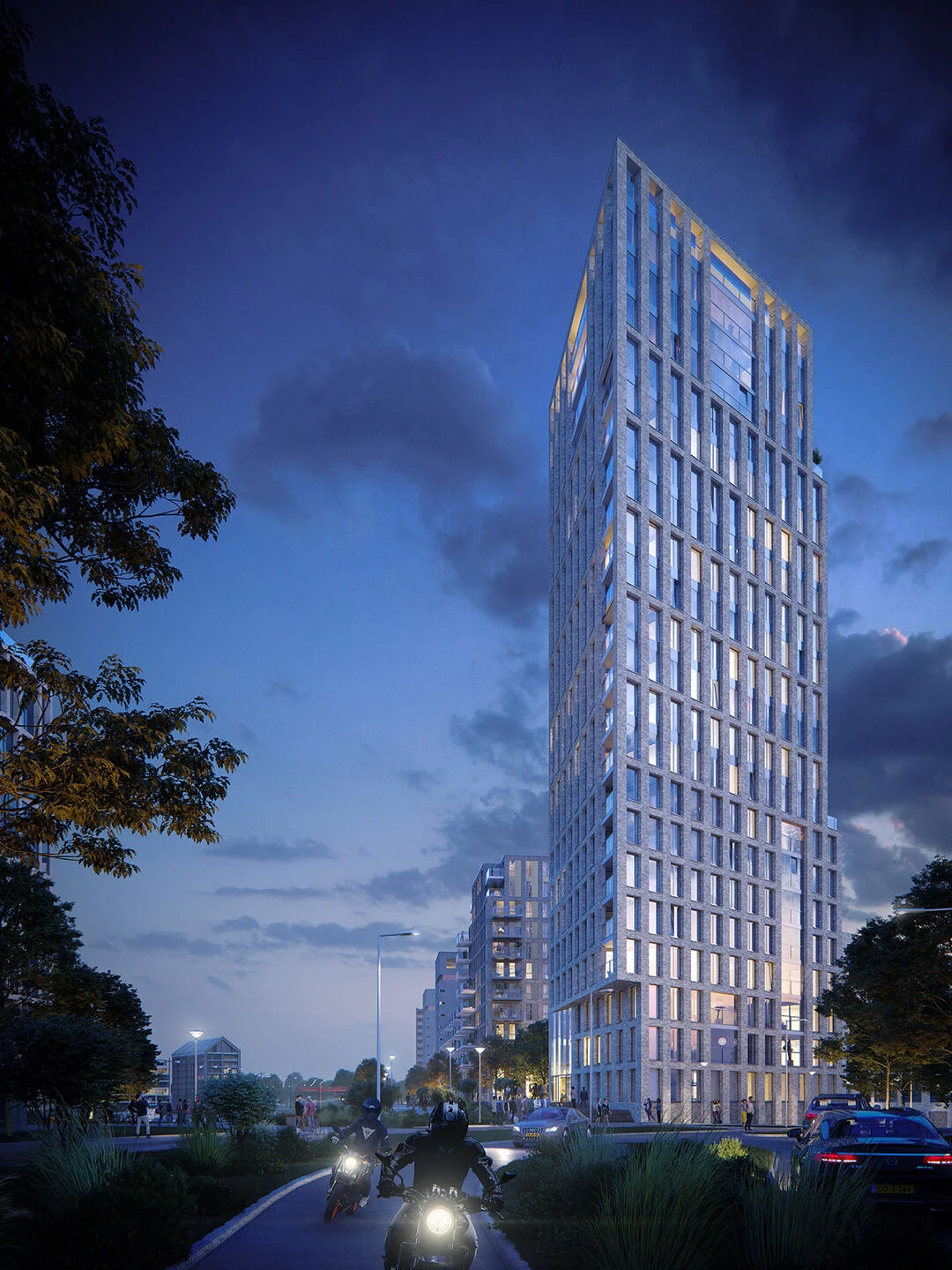 住宅综合体·3D 渲染丨NetherlandsNijmegen丨JURY!-11