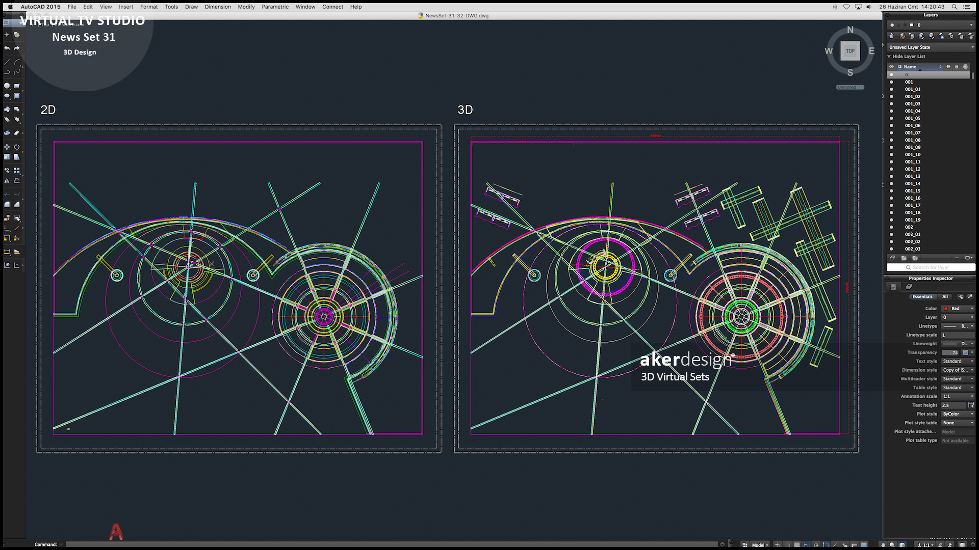 虚拟电视演播室新闻场景 1-28