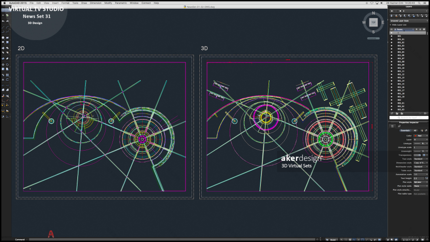 虚拟电视演播室新闻场景 1-28