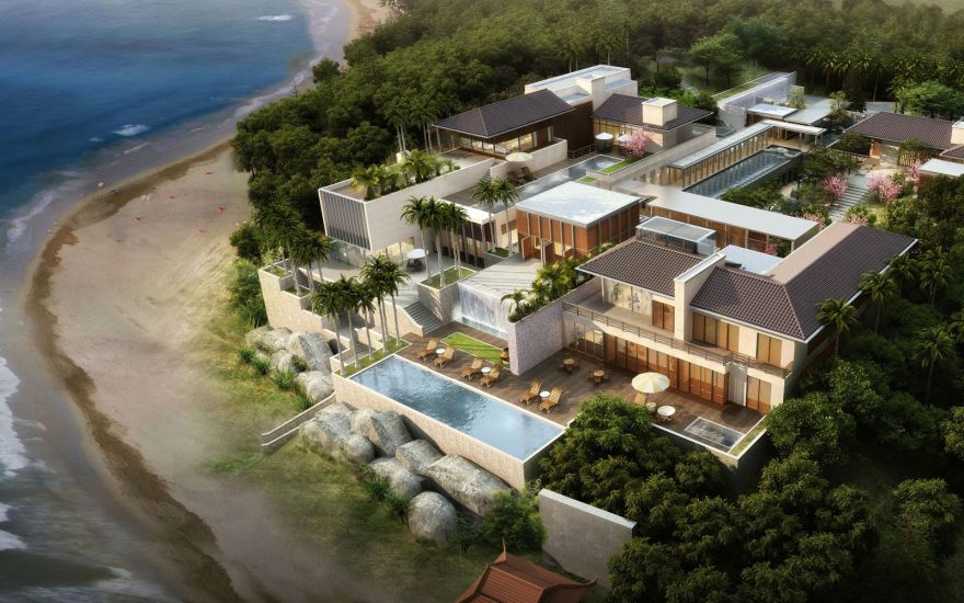 中国惠州喜来登会所景观规划-2