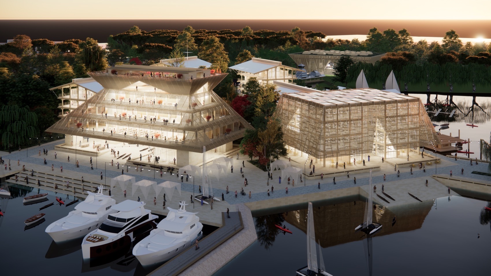 上海游艇俱乐部馆概念方案丨中国上海丨Haptic Architects-38