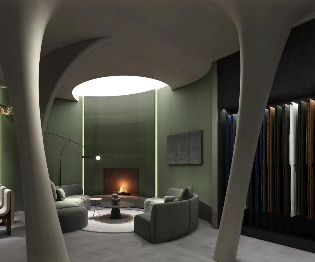 萨铂涂料展厅设计-9