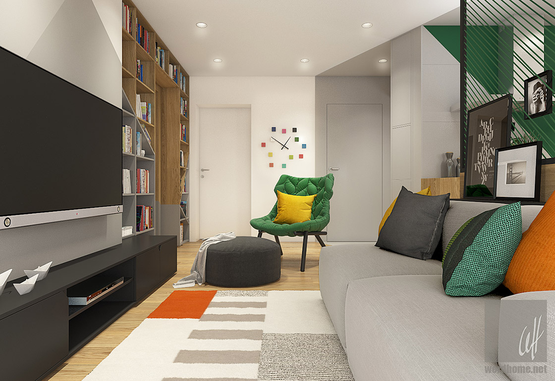 WERDHOME | Projekt wnętrza mieszkania w Krakowie-10