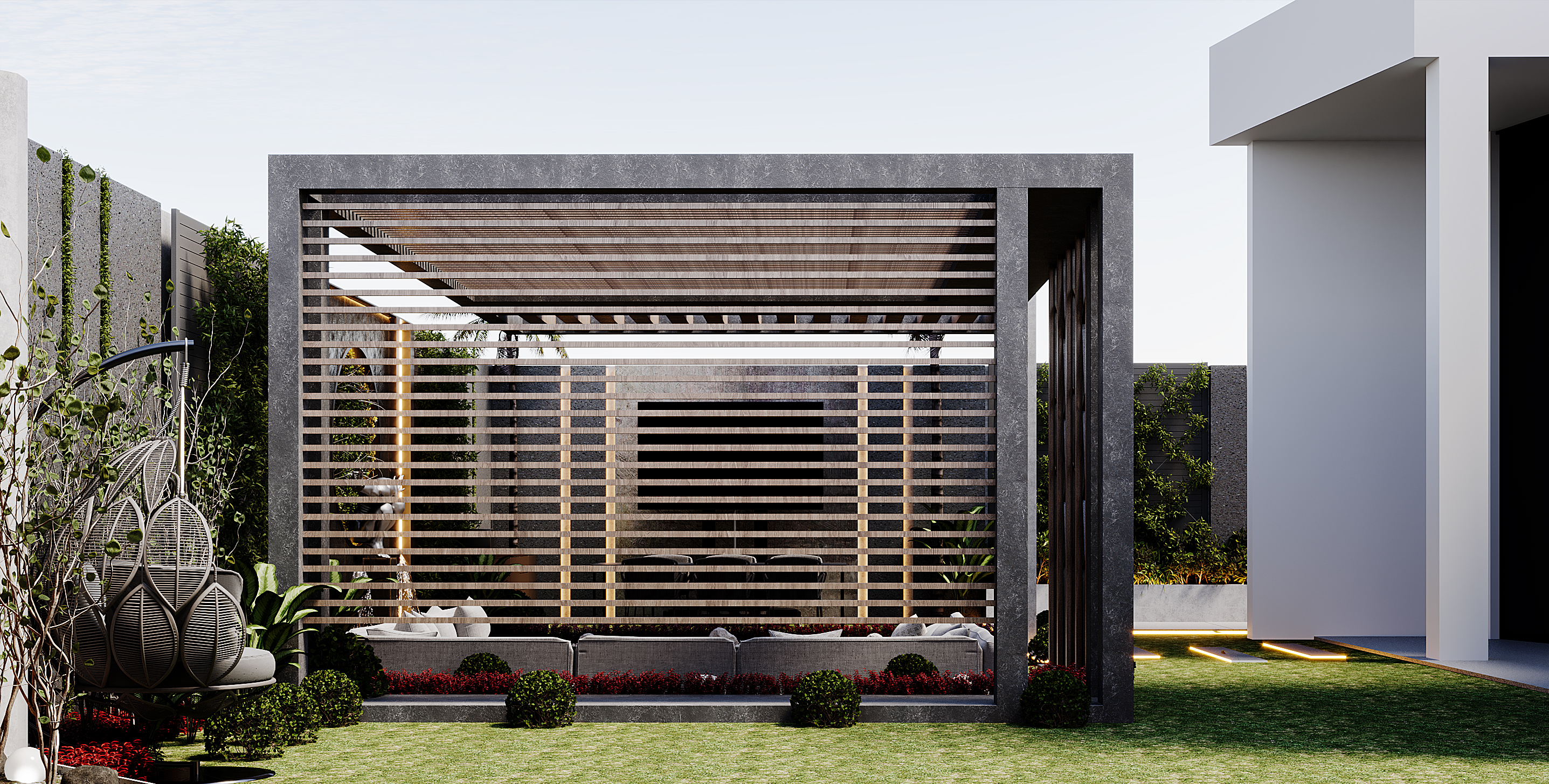 PRIVATE VILLA LANDSCAPE (BADYA COMPOUND)-2