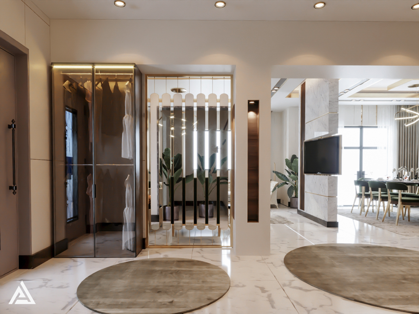 dining and living area-7