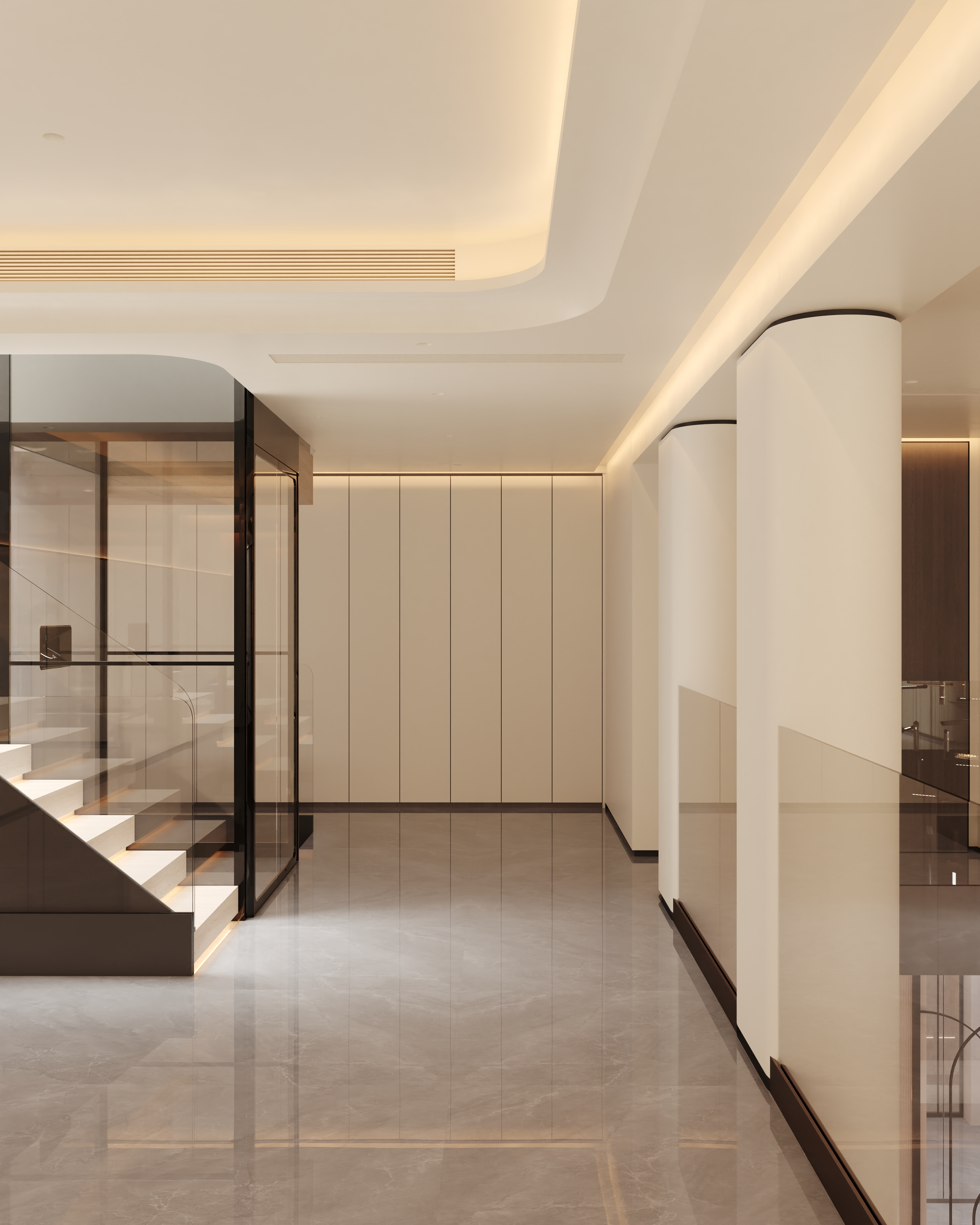 近期渲染 挑空别墅-9