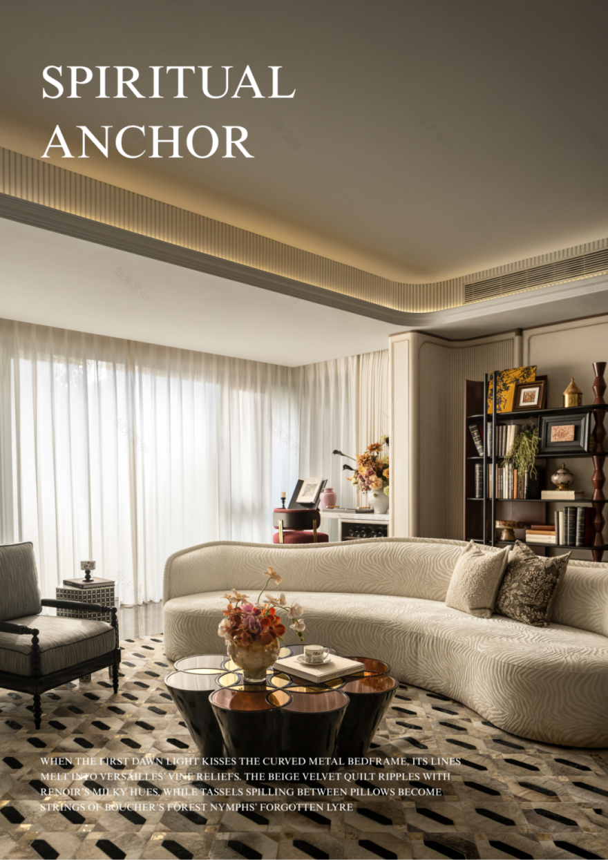 CLV设计x首发|法式中古风隐奢生活典范—建总流花溪样板房-49