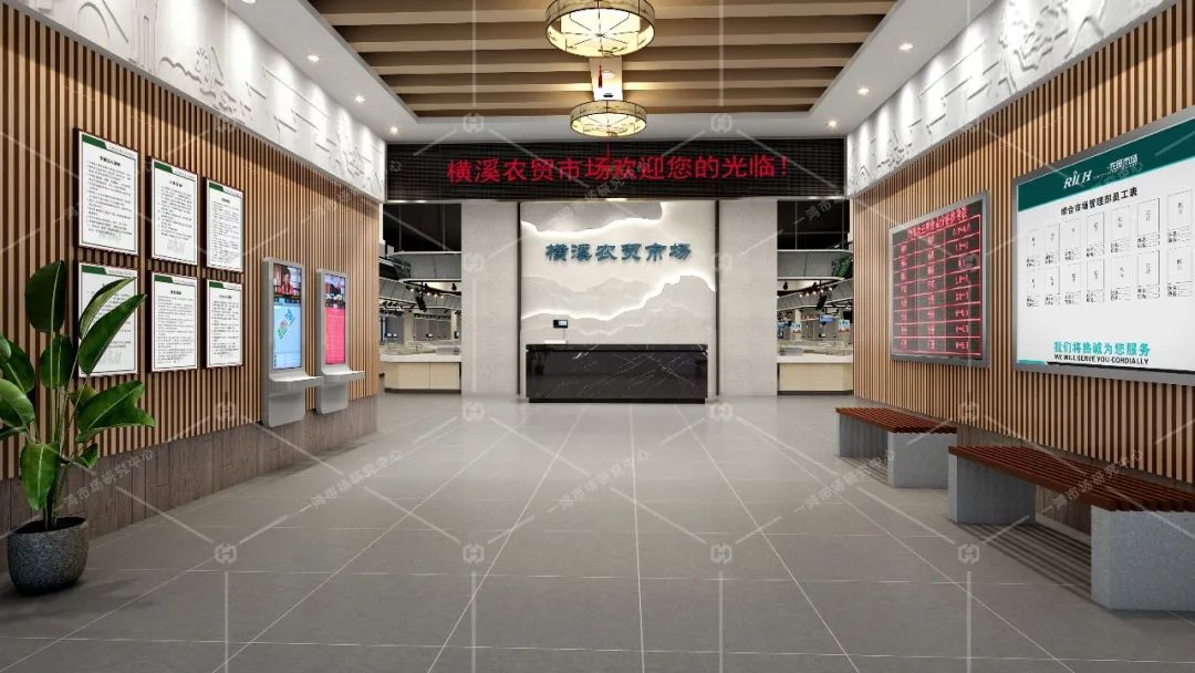 坐落千年古镇，横溪菜场改造升级，新中式田园风刷新菜场“高颜值”！-143