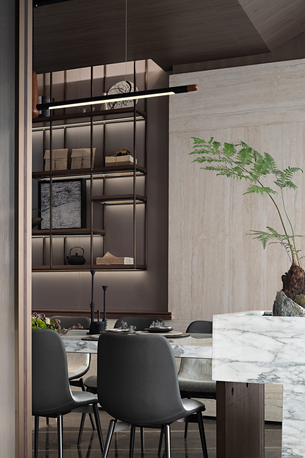 保亿观雲昆月城样板间丨中国杭州丨AVAD 范可萨设计-44