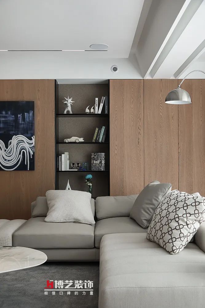 嘉禾金茂府现代简约风设计丨博艺装饰-23