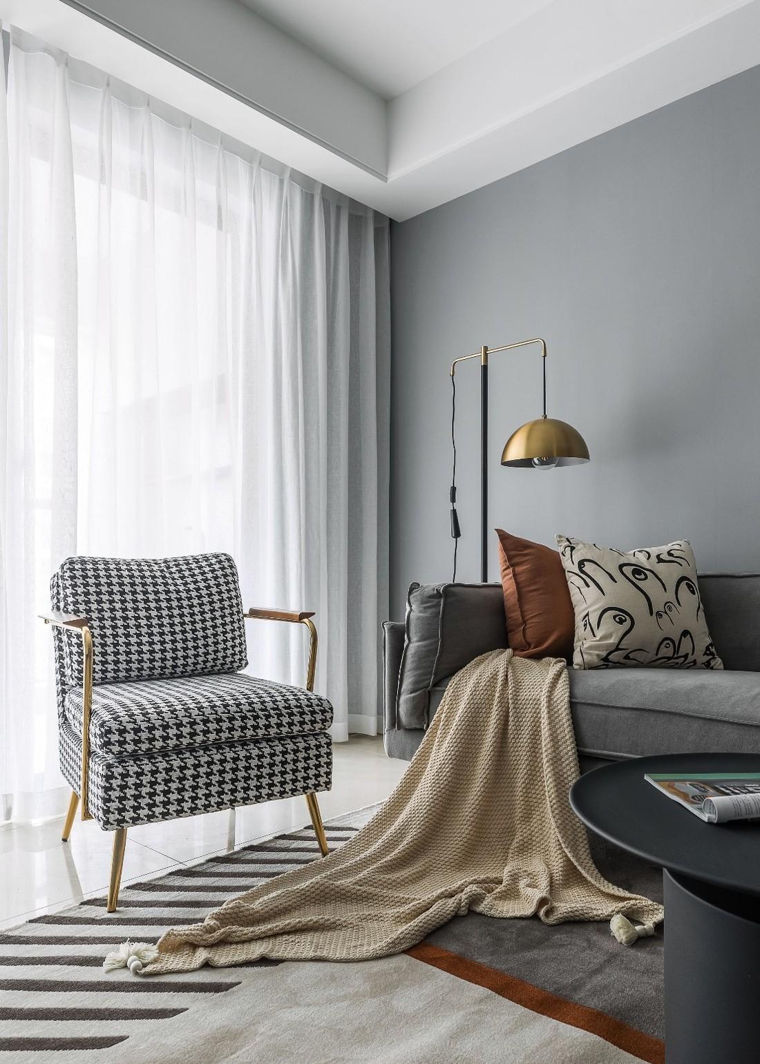 合肥容与设计丨平层丨让北欧复古风来拯救传统中国风精装房-17