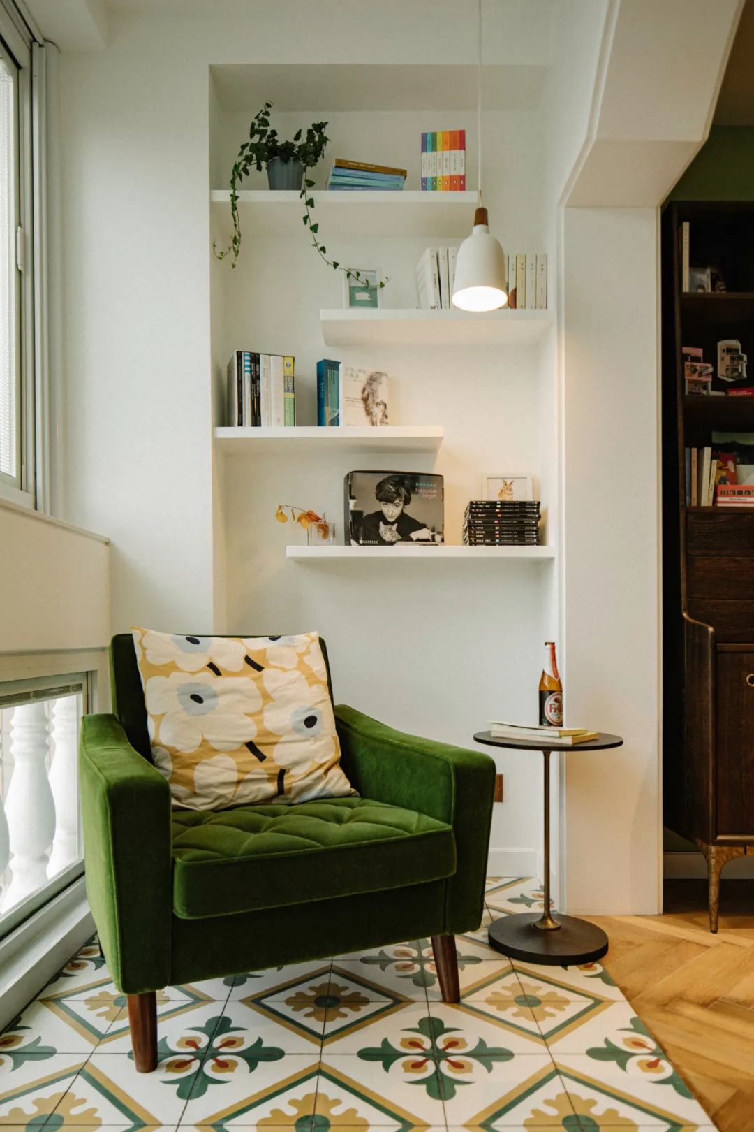 绿意复古，108㎡二手房变身温馨美宅-94