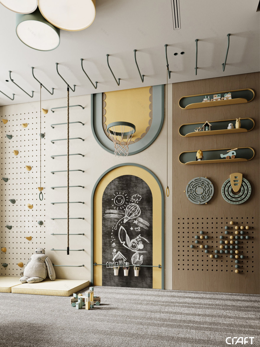 游戏室设计丨沙特阿拉伯利雅得-18