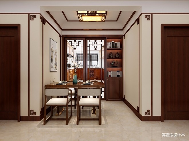 20万元三居120平米装修案例·效果图  怡情雅居-14