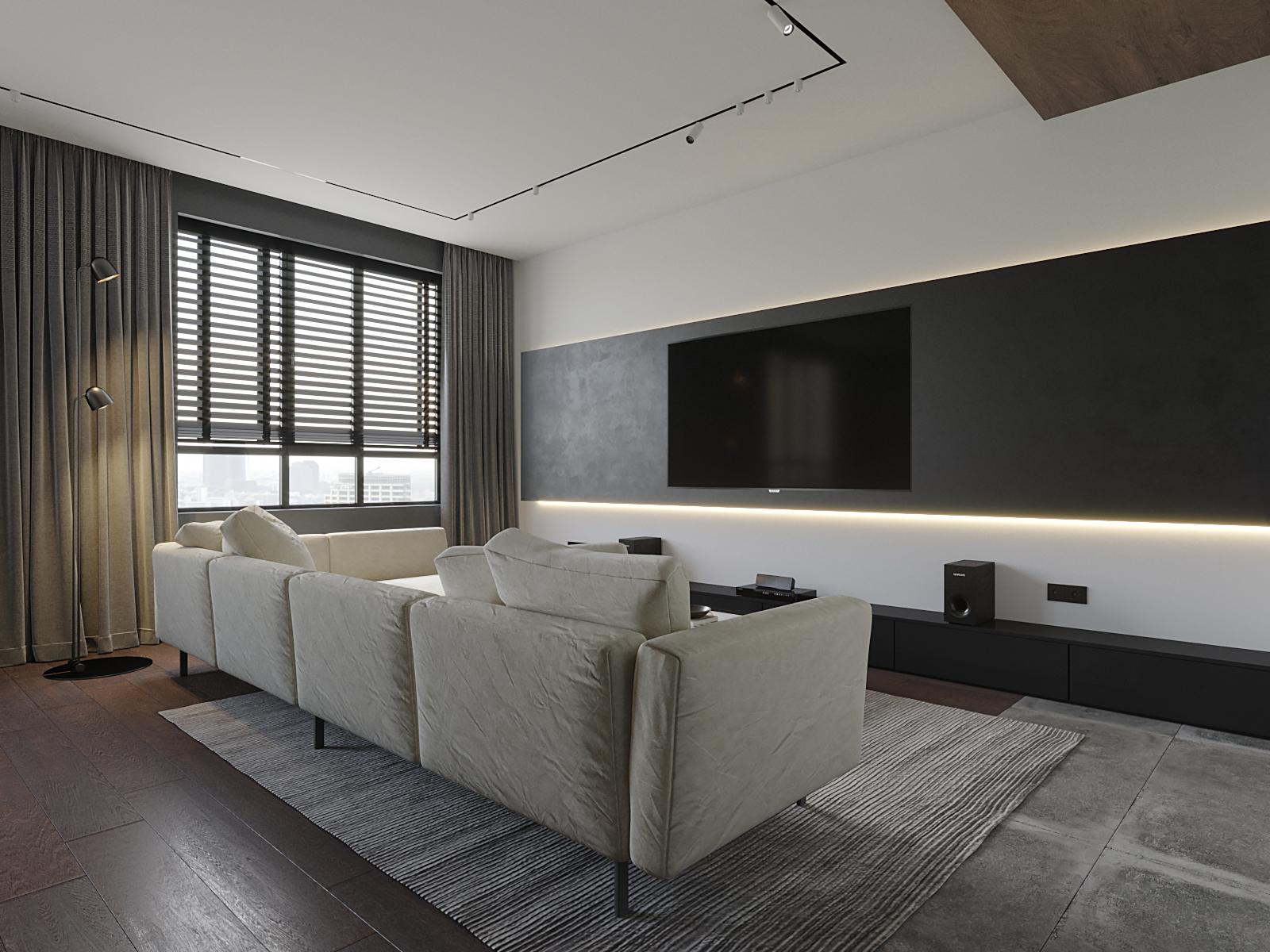 客厅和厨房设计-10