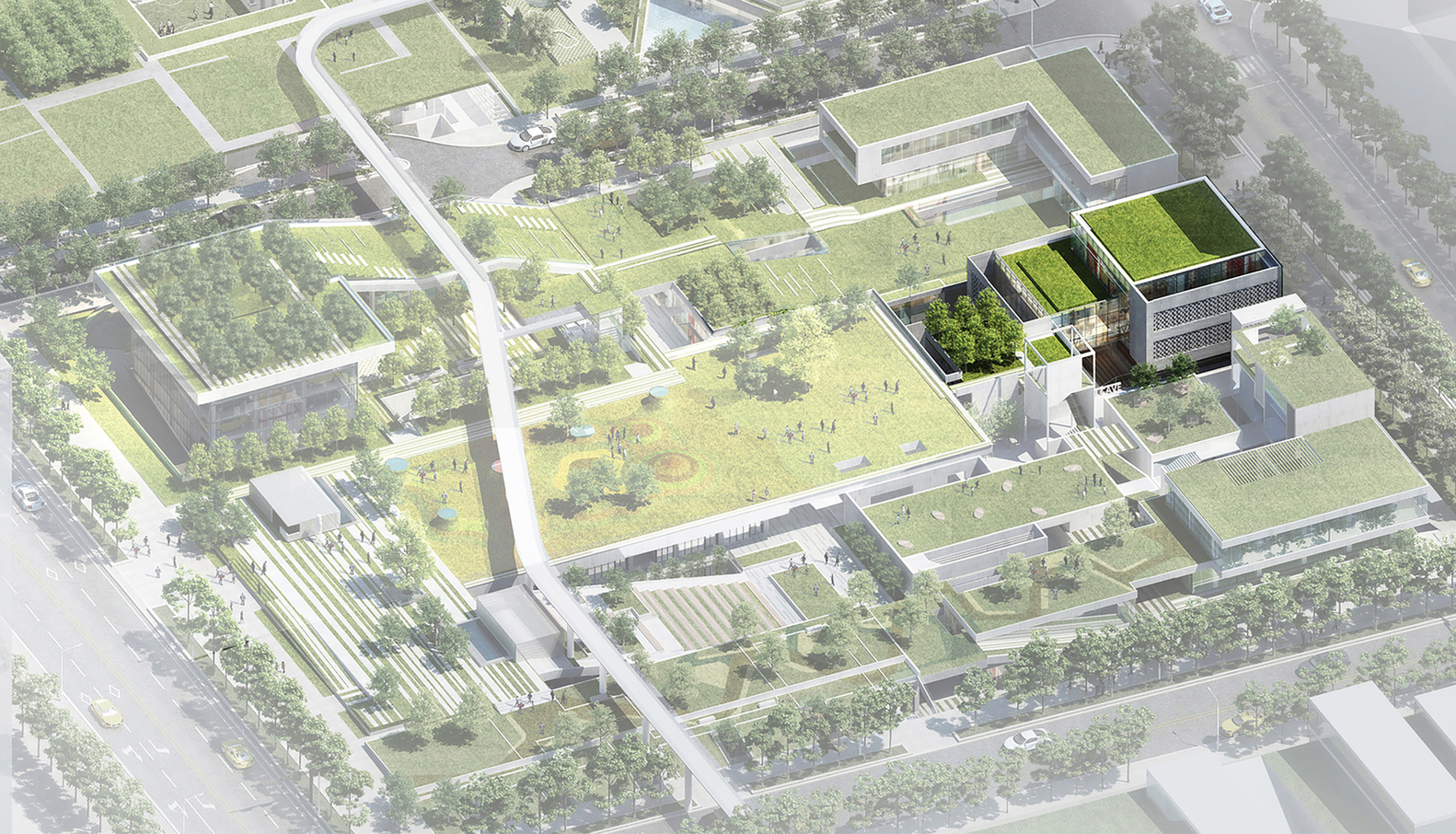 深圳万科社区 A1-B2 与公交车站-61