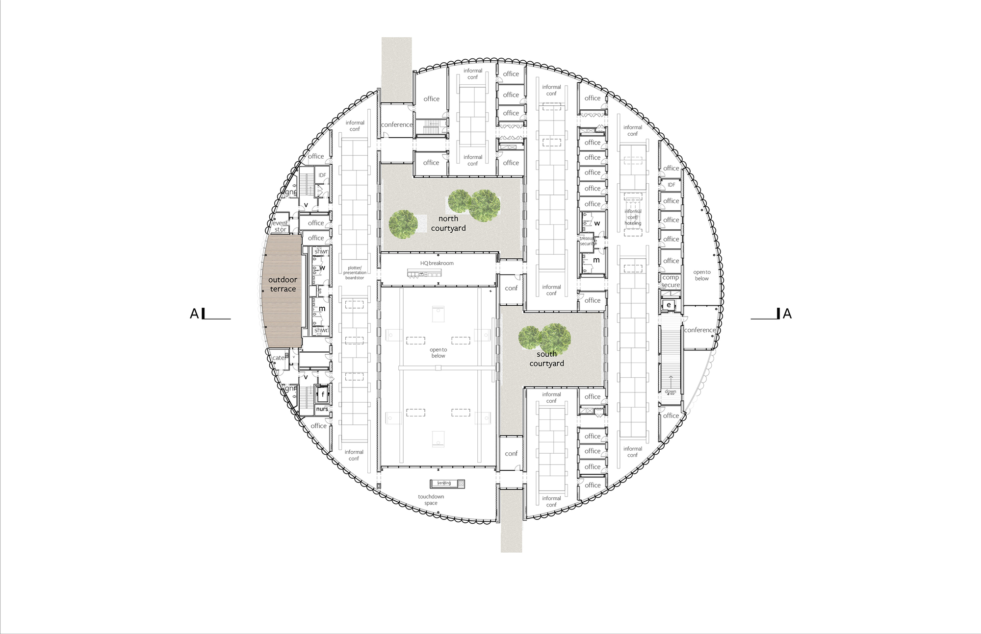 芝加哥公园区总部和体育馆丨美国芝加哥丨John Ronan Architects-46