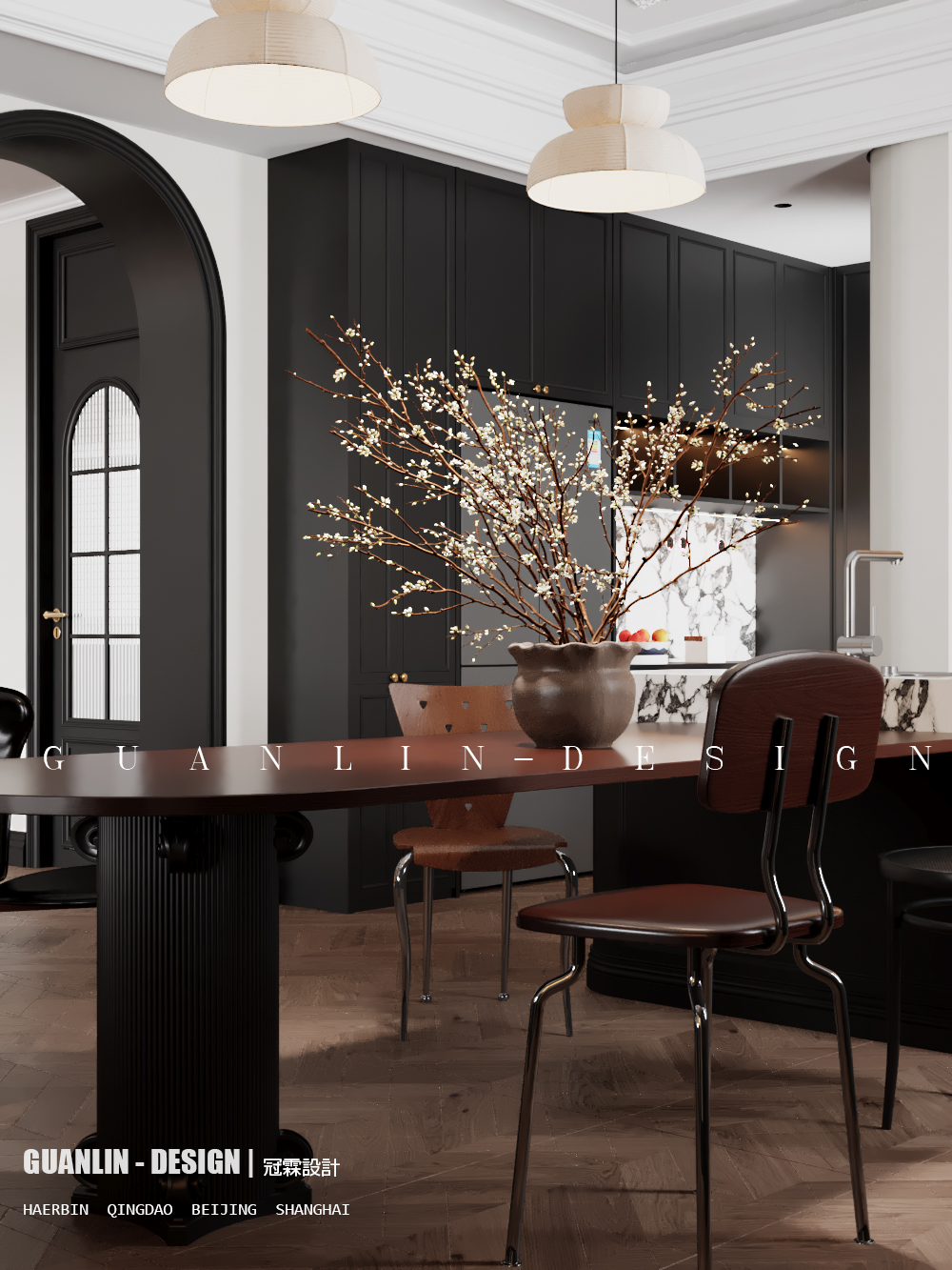 法式复古 怀旧典雅的氛围感丨中国哈尔滨丨冠霖設計-6