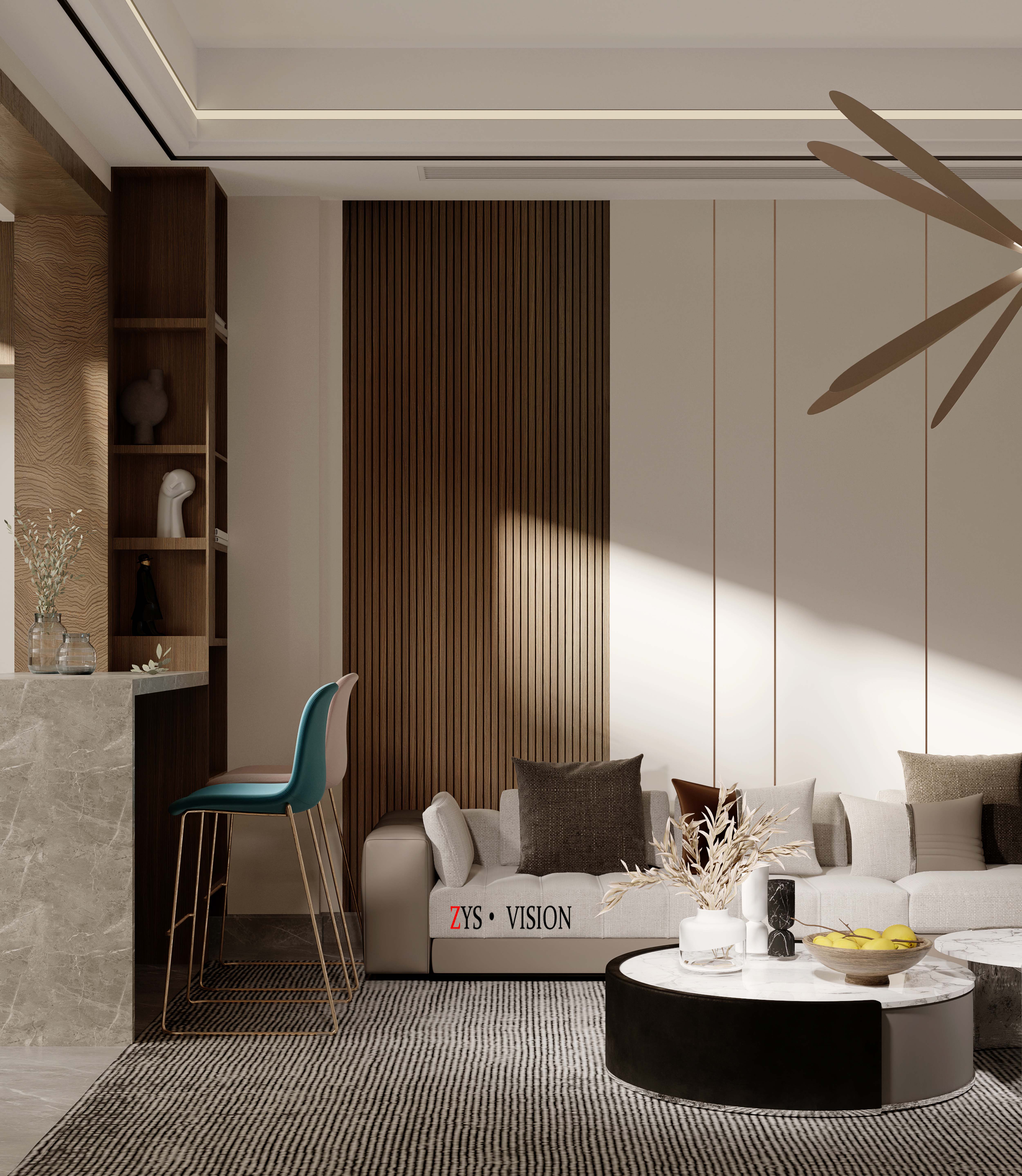 米安·chi 现代轻奢空间丨ZYS 室内设计研究室-19