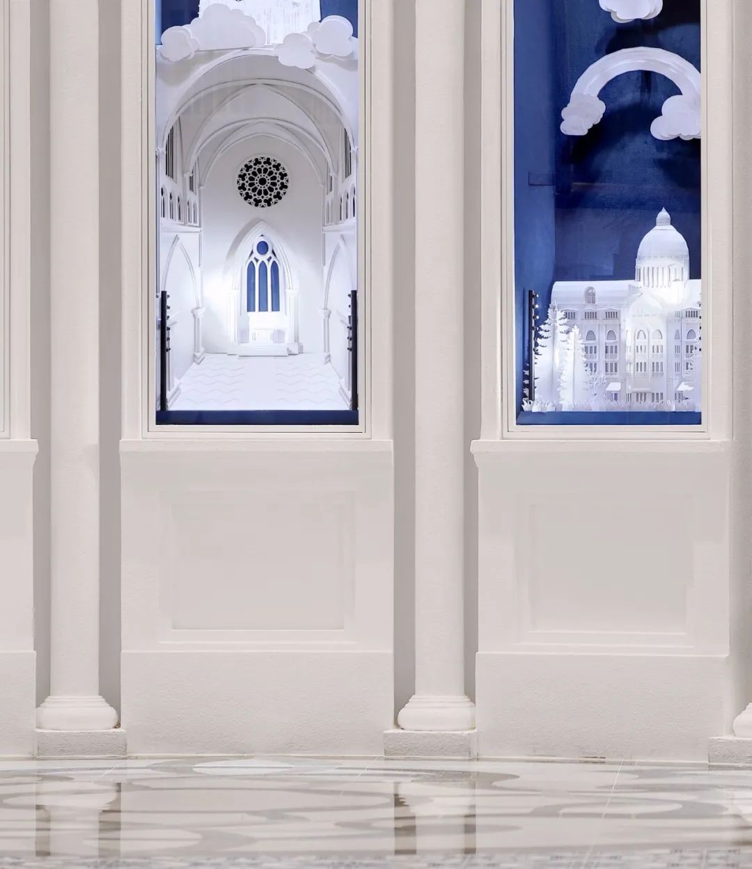 中法融合,青花瓷与纸艺的珠宝艺术廊-31