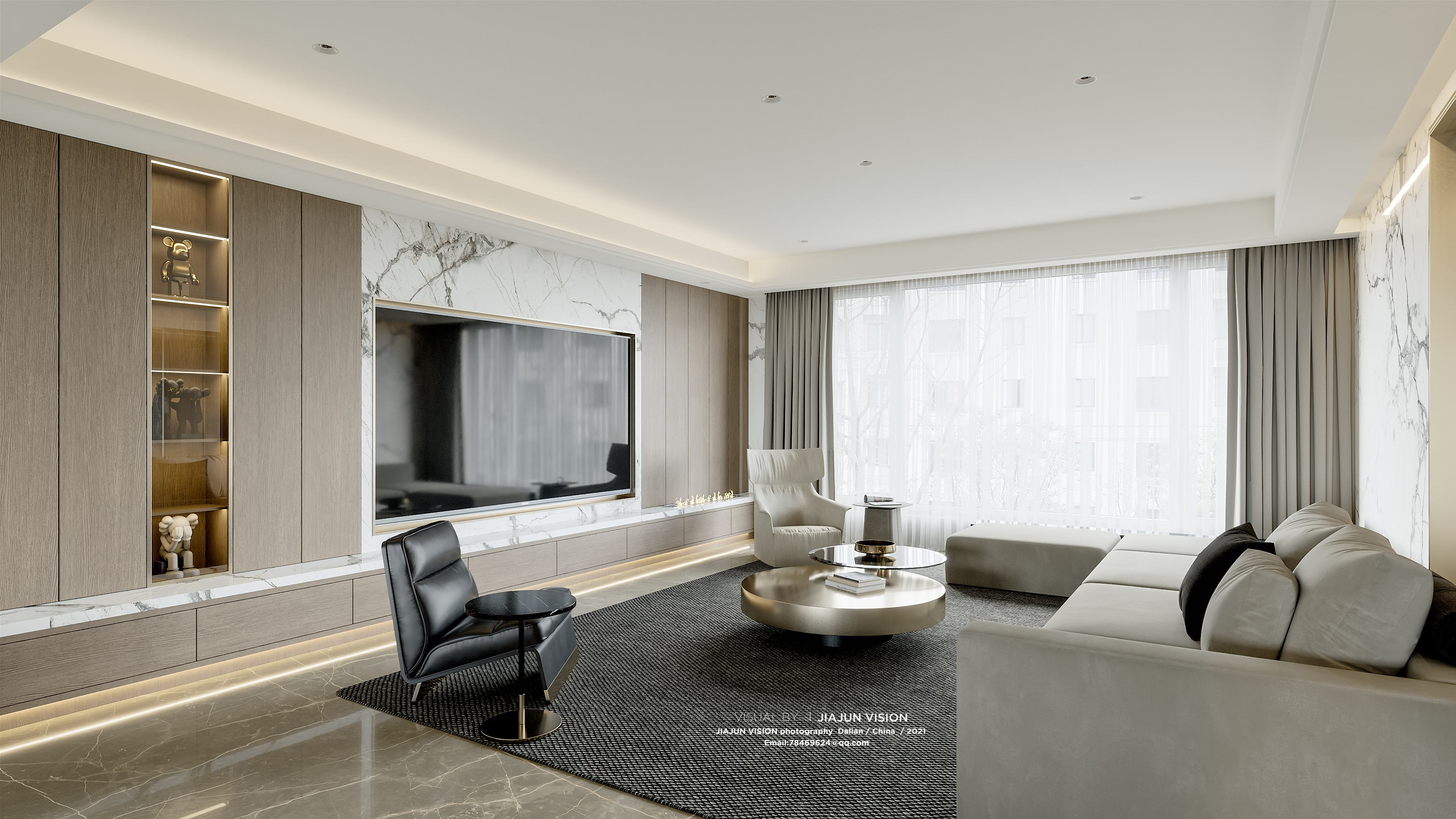 现代样板间效果图表现-4