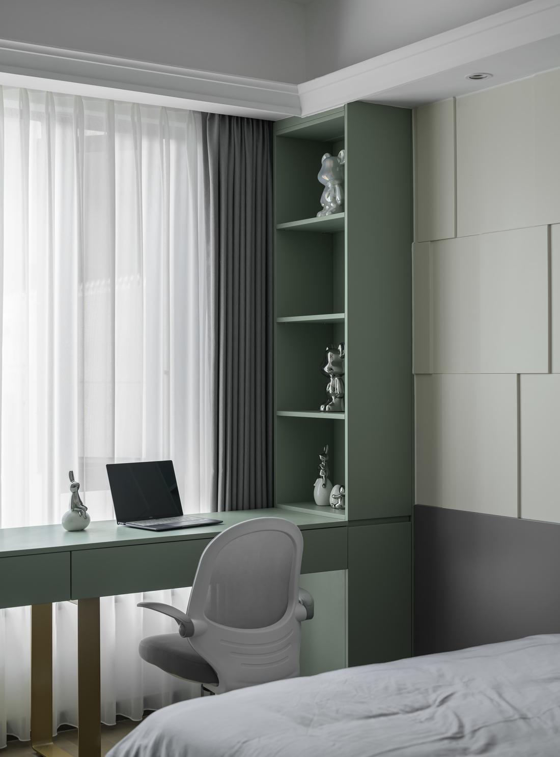 薄荷绿诗意住宅-24