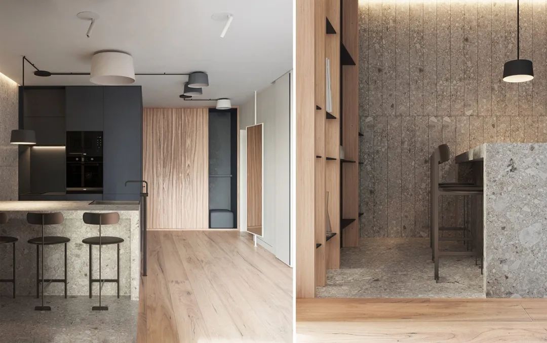 乌克兰基辅小公寓，原木与工业风的巧妙融合-16