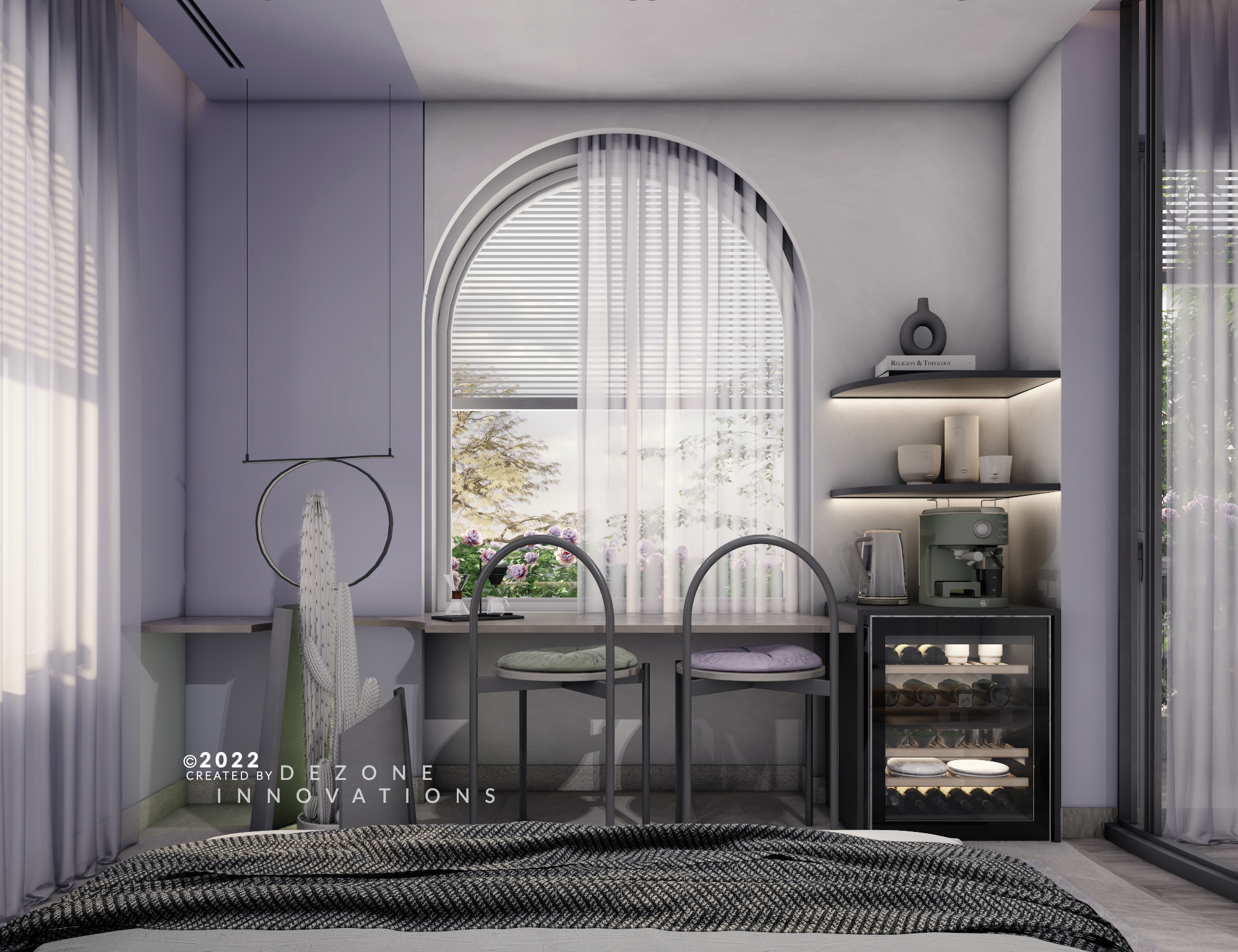 主卧室丨巴勒斯坦丨Dezone Innovations-7