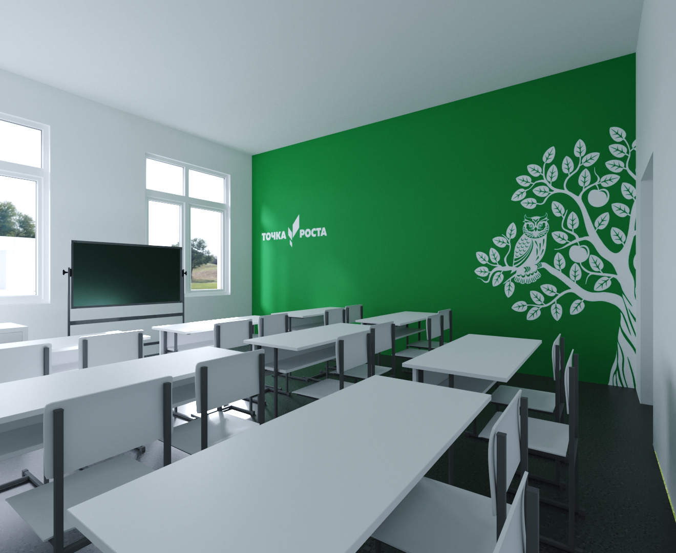 Междуреченская школа 学校设计-9