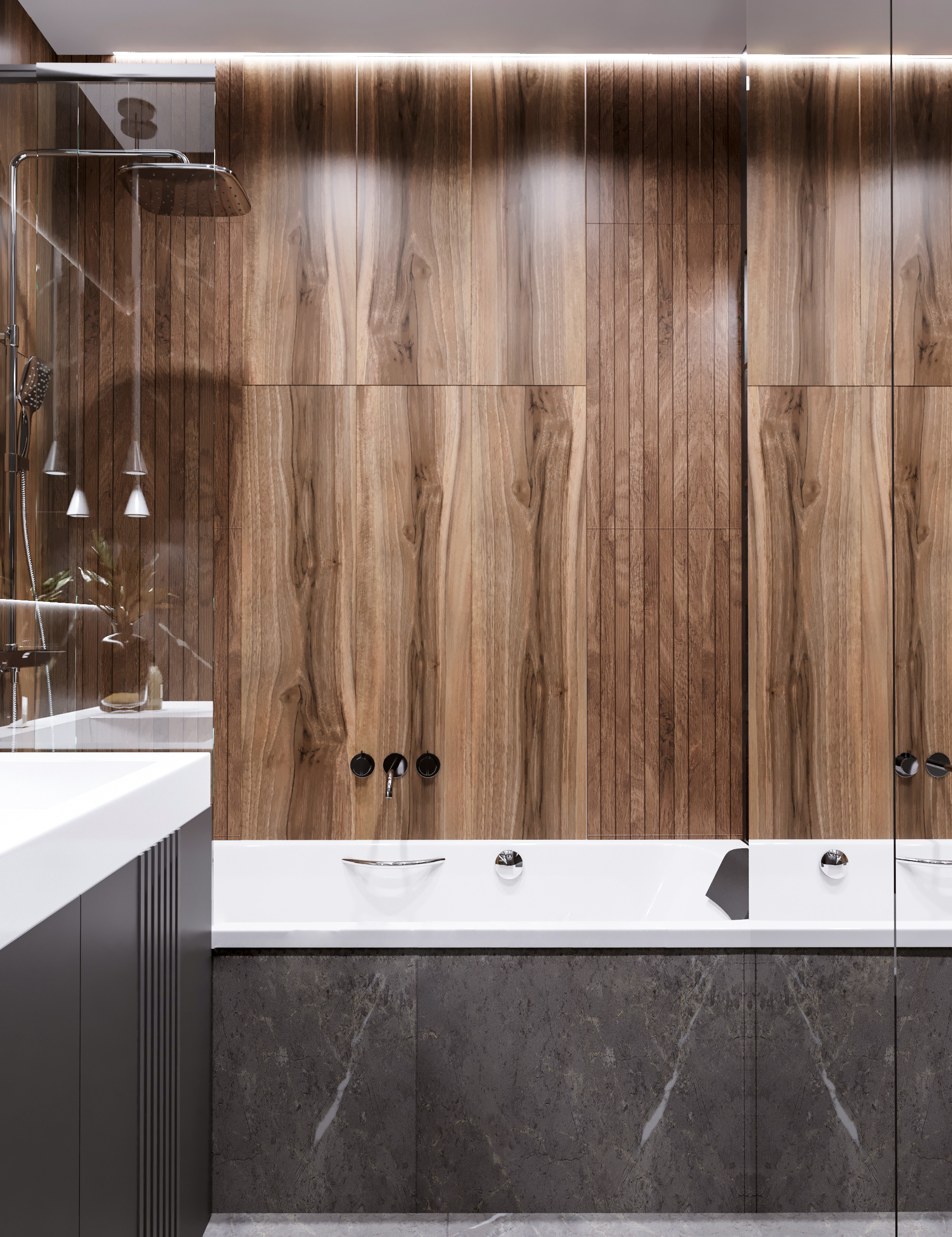 Ванная комната в ЖК Пифагор г.Новосибирск-0