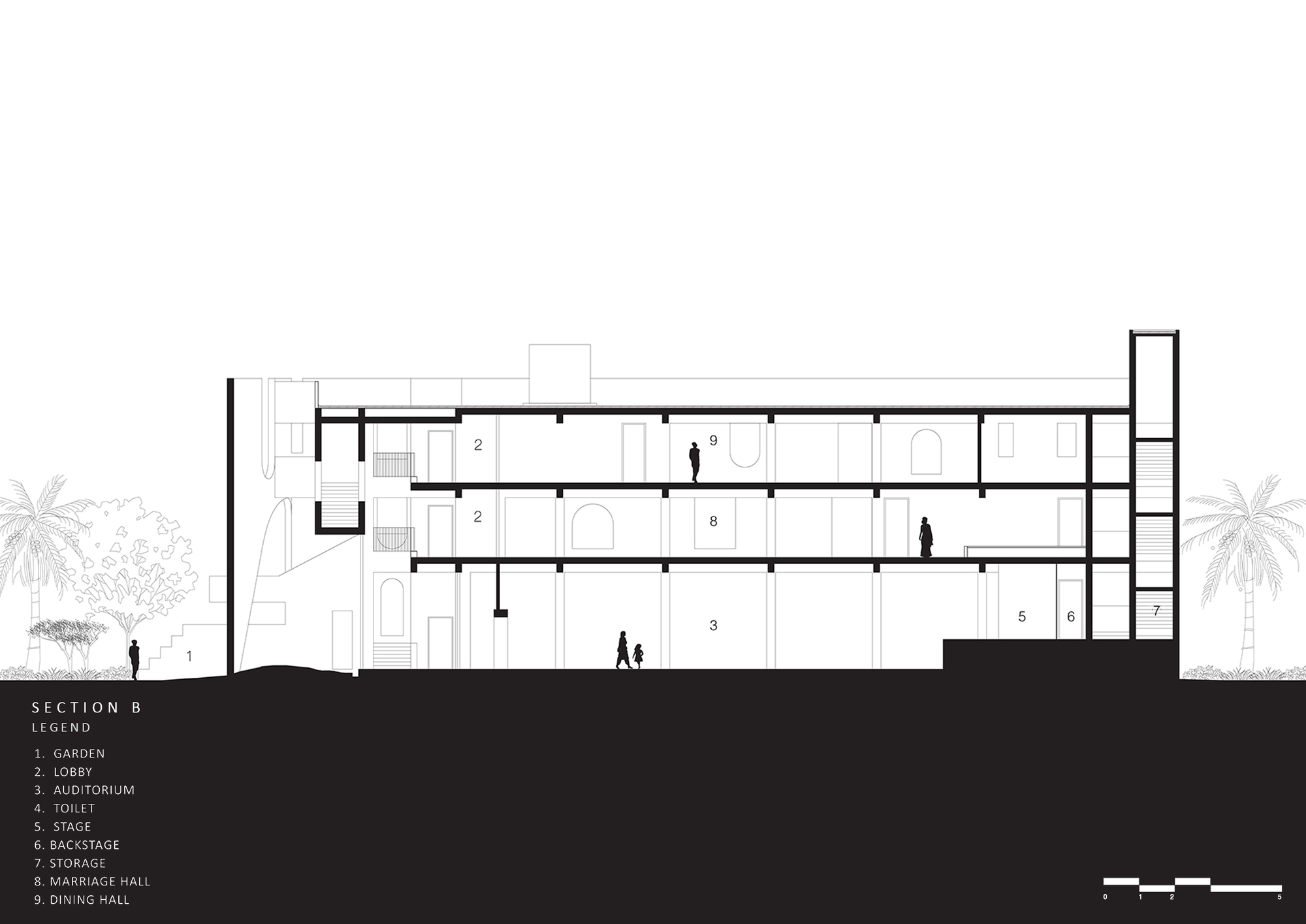 阿迪萨普塔格拉姆社团大厅丨印度丨Abin Design Studio-36