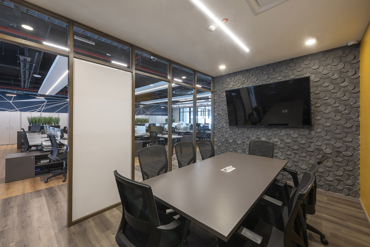 墨西哥城金融公司优雅办公空间-10