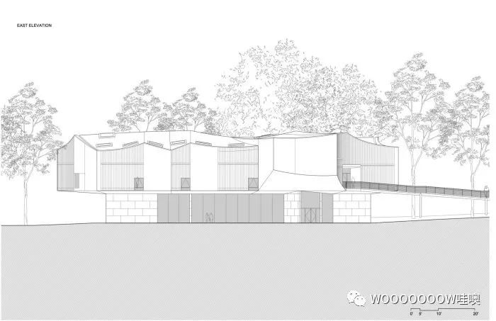 史蒂文·霍尔的冬季视觉艺术中心——融入自然的轻盈建筑-29
