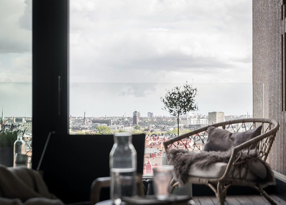 斯德哥尔摩顶层公寓，全景视野尽享瑞典首都风貌-8