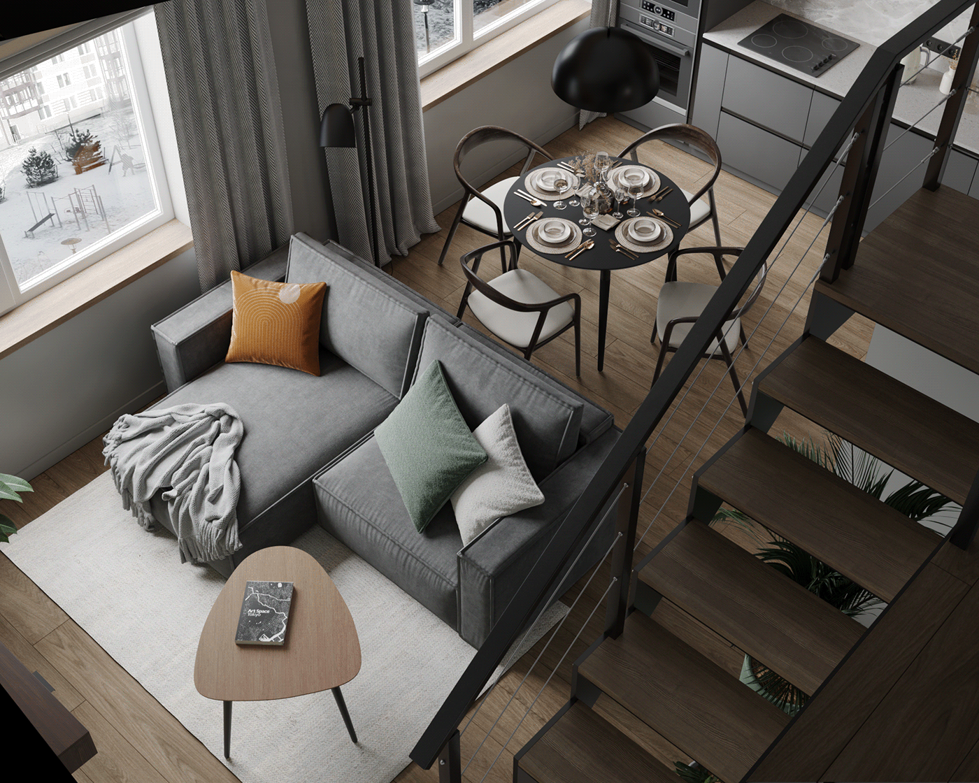 内敛克制深色空间！-6