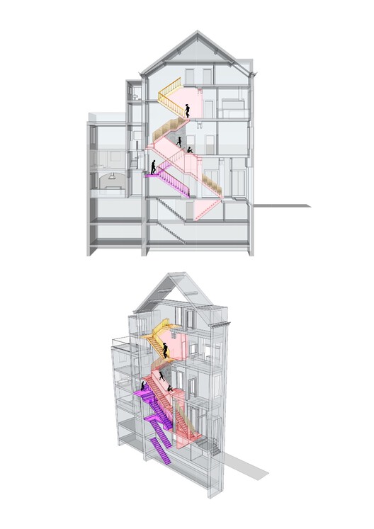 比利时布鲁塞尔共享住宅丨Atelier Tom Vanhee-21