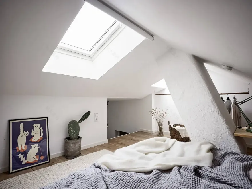 23m²瑞典风格小户型,创意阁楼卧室设计-10