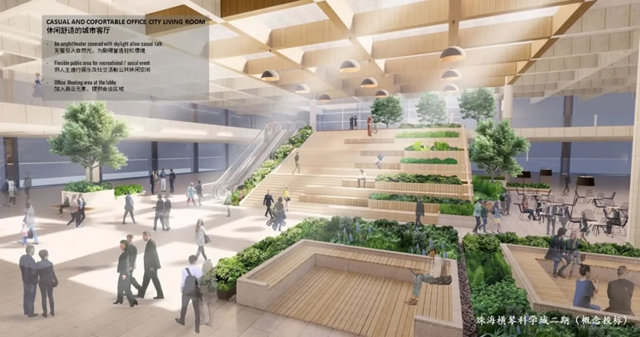 横琴科学城 · 新型高科技办公环境的生态科技设计丨中国珠海丨亚创中心 SED+,日本建筑大师坂本一成团队-21