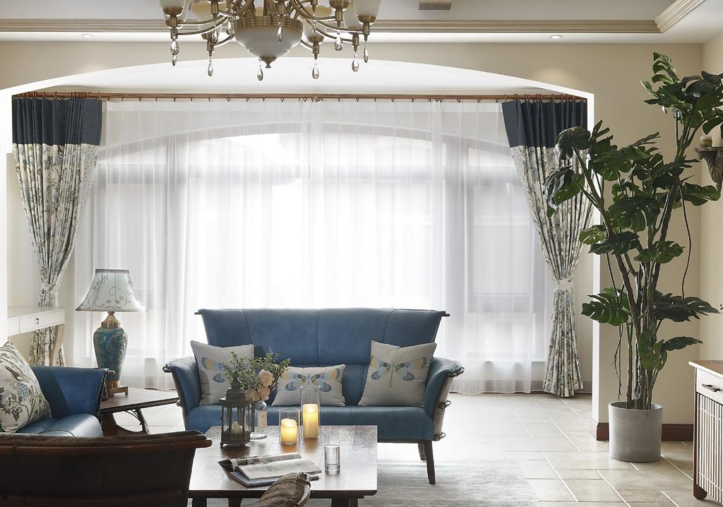 
观山悦独栋别墅装修设计案例——美式混搭风 -4