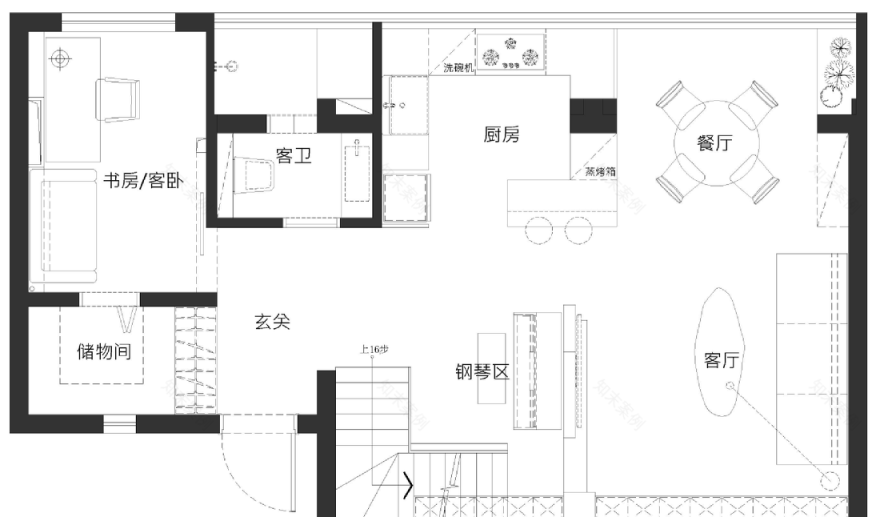森系奶油复式之家 · 疗愈生活的艺术-6