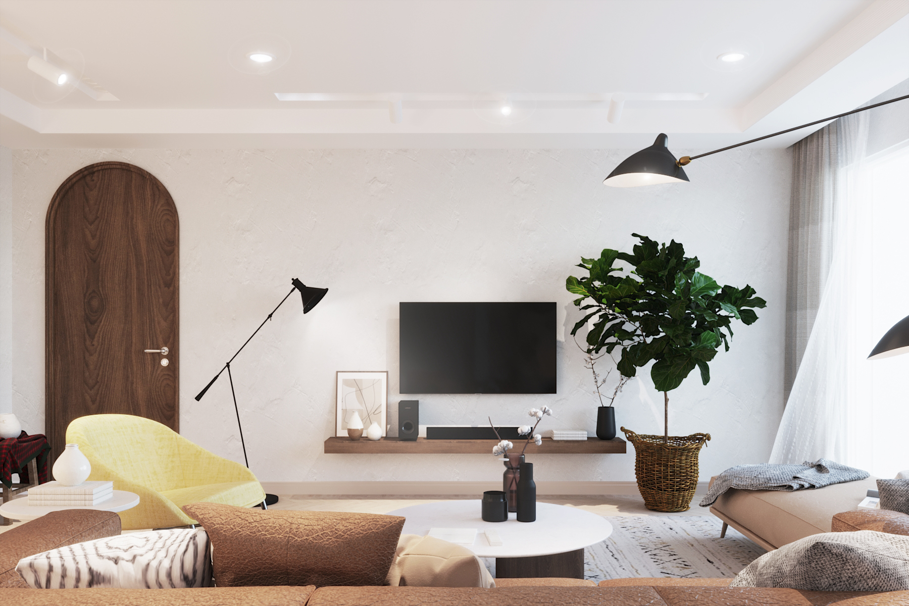 Scandinavian Home Part I - Living Room-2