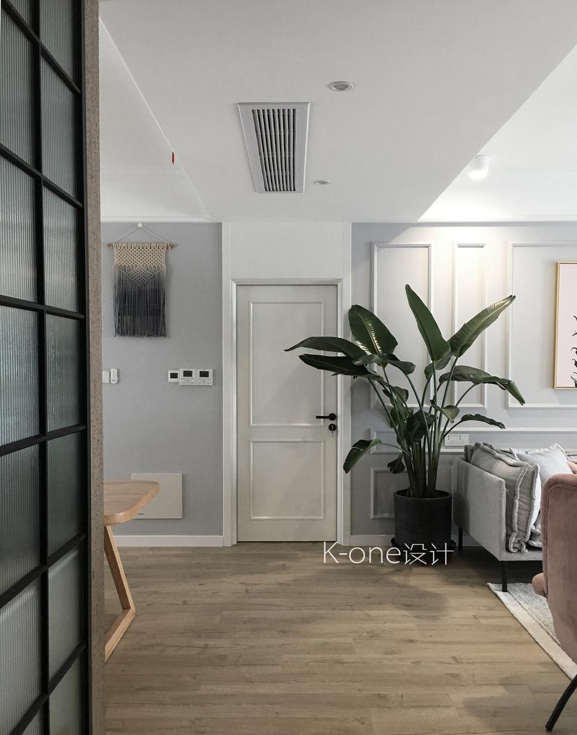 美式北欧混搭,打造浪漫樱花粉家居空间-5