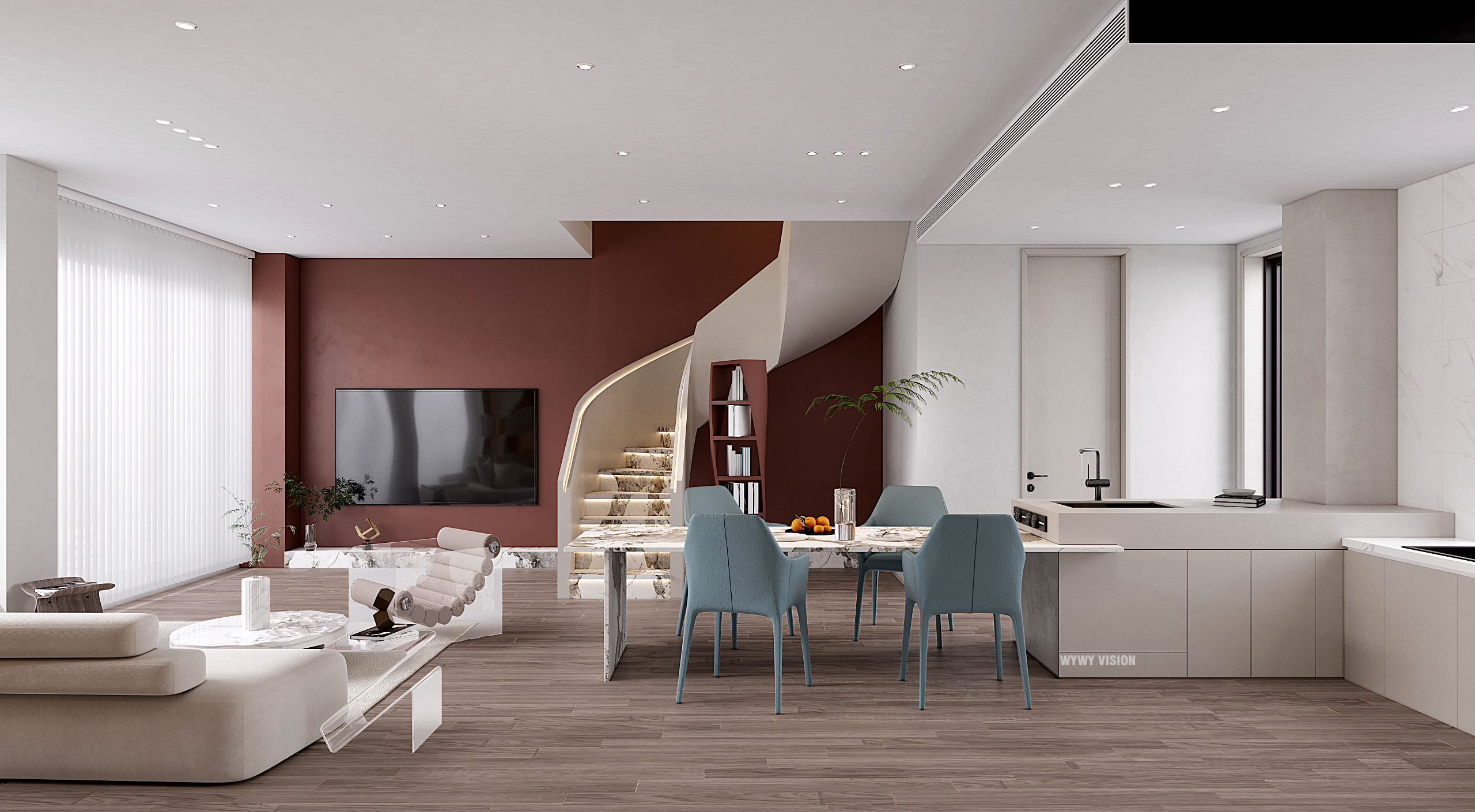 住宅空间丨效果表现丨工作-0